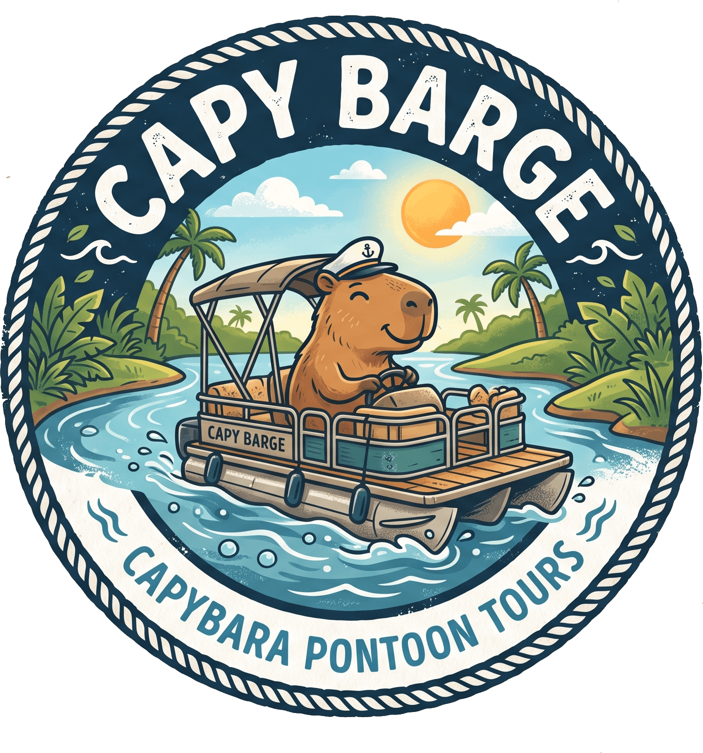 Capy Barge Logo